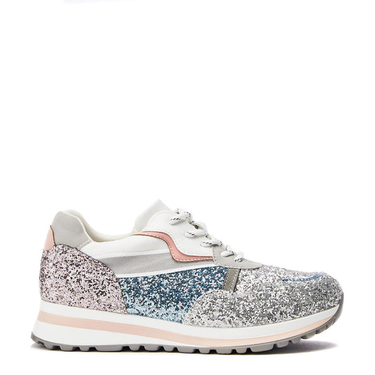 Iskara Silver Porvair Trainers