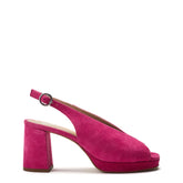 Jacinta Pink Suede Sandals