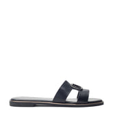 Jeanie Black Porvair Sandals