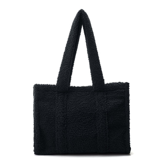 Jemima Bag Black Faux Fur
