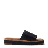 Kanzan Black Leather Sandals