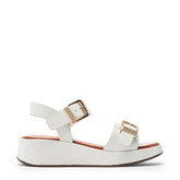 Kaprii White Leather Sandals