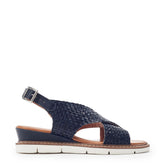 Keela Navy Leather Sandals