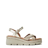 Keroya Gold Leather Sandals