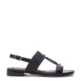 Lexiia Black Porvair Sandals