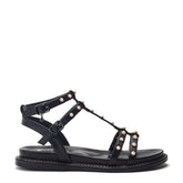 Leytona Black Porvair Sandals