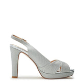 Lilora Silver Porvair Sandals