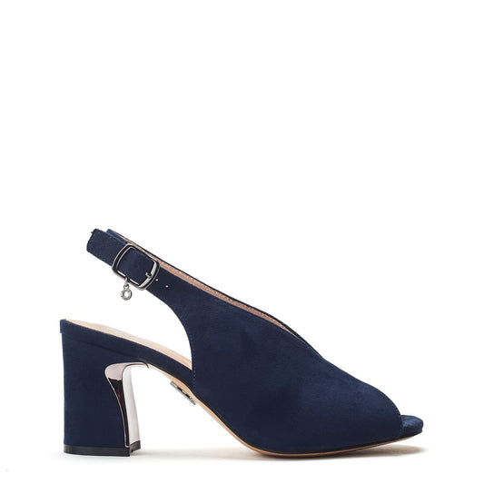 Love Navy Alcantara Alcantara Sandals