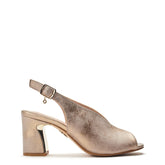 Love Taupe Metallic Sandals