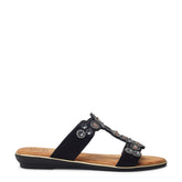 Lyrah Black Porvair Sandals