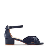 Macadima Navy Leather Sandals