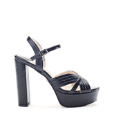 Mardonia Black Patent Sandals