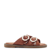 Navya Tan Porvair Sandals