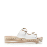 Nestta White Porvair Sandals