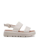 Netty Off White Leather Sandals