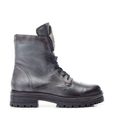 Oakleigh Dark Pewter Leather Boots