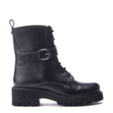 Oberon Black Leather Boots