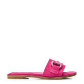Olayo Raspberry Suede Sandals