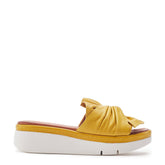 Ollin Yellow Leather Sandals
