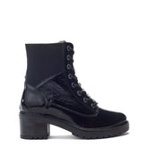 Omura Black Patent Leather Boots