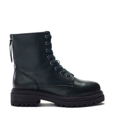 Onnay Dark Green Leather Boots