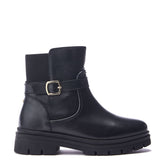 Onnis Black Leather Boots