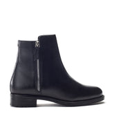 Onora Black Leather Boots
