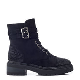Pailton Black Alcantara Boots