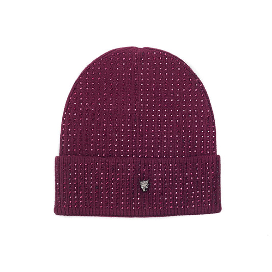 Paloma Hat Burgundy Polyester