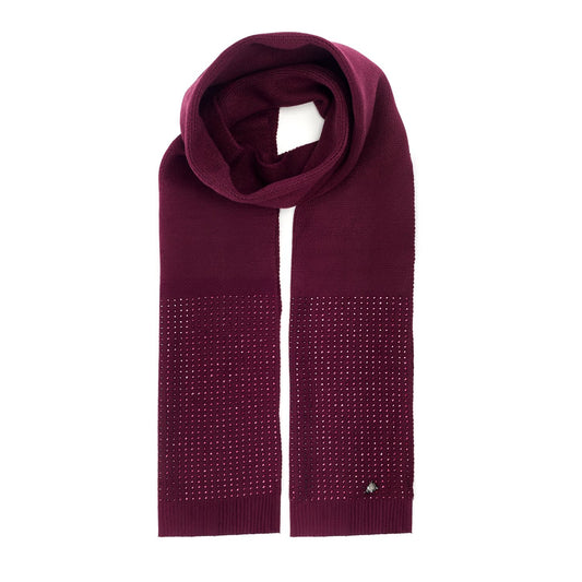 Paloma Scarf Burgundy Polyester
