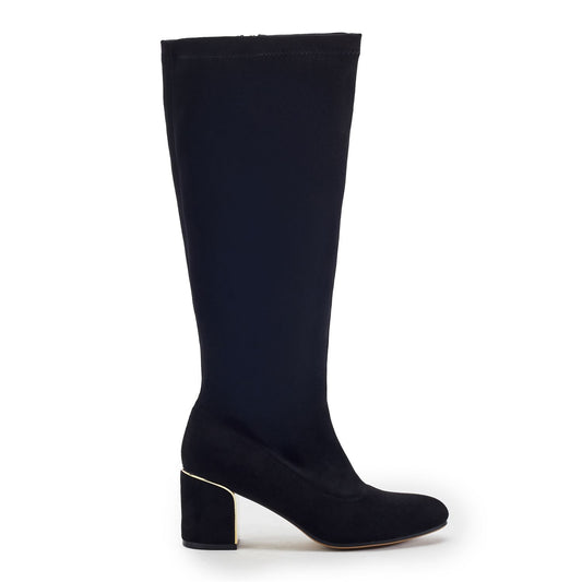 Paralia Black Alcantara Boots