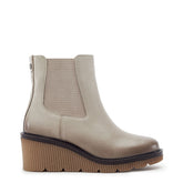 Parth Cream Leather Boots