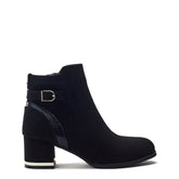Peyari Black Alcantara Boots