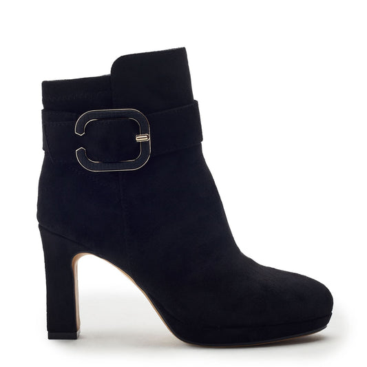 Poppina Black Alcantara Boots