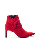 Quinia Red Alcantara Boots