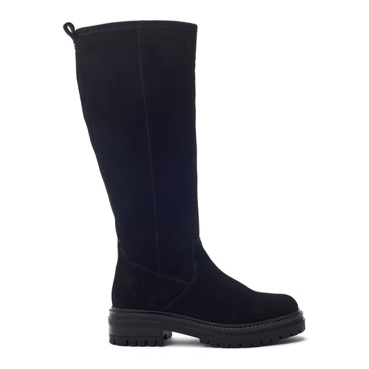 Rakeela Black Suede Boots