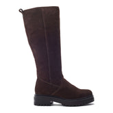Rakeela Dark Brown Suede Boots