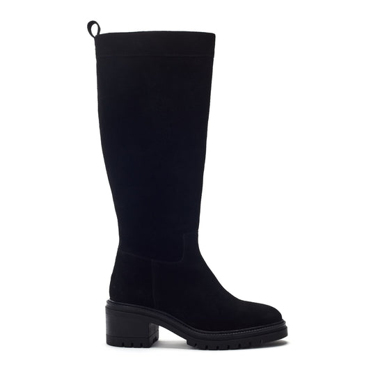 Reesana Black Suede Boots