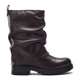 Rinnia Dark Brown Leather Boots