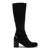Sabea Black Alcantara Boots