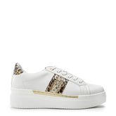 Salomie White-Gold Porvair Trainers