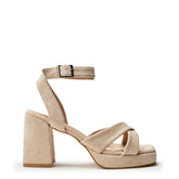Sarie Beige Porvair Sandals