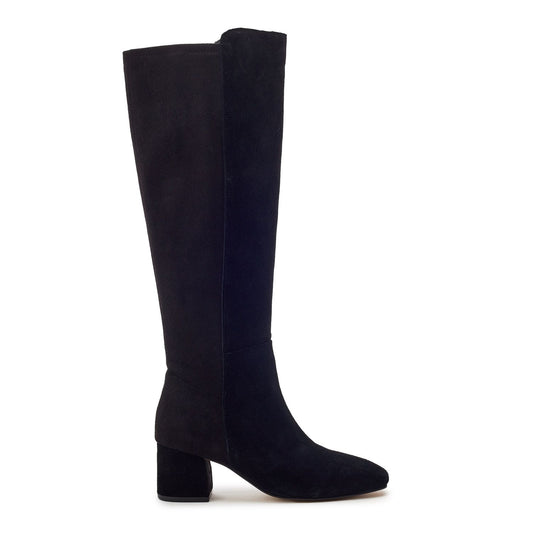 Serrafina Black Suede Boots