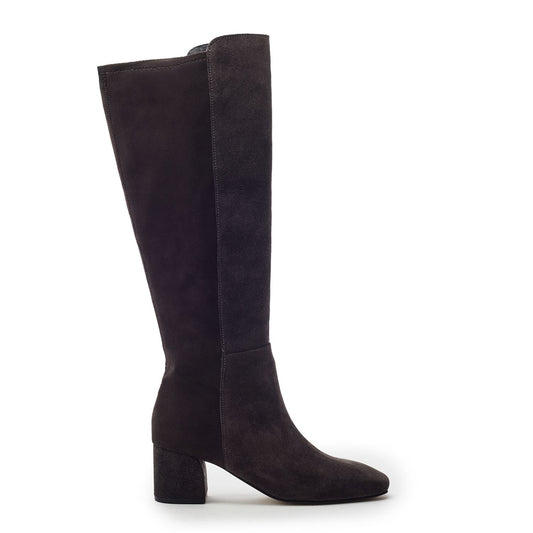 Serrafina Dark Grey Suede Boots