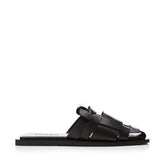 Sh Akari Black Leather Sandals
