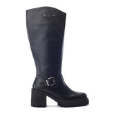 Sh Arran Black Leather Boots
