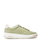 Sh Eglise Light Green Leather Trainers