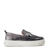 Sh Elmo Pewter Leather Shoes