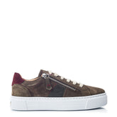 Sh Ely Khaki Suede Trainers