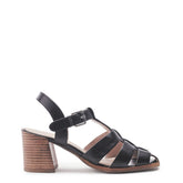 Sh Gerrie Black Leather Sandals